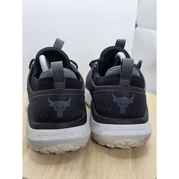 Under Armour Project Rock 5 Black Training 3025435-003 UK 8.5 US 9.5 EUC - Picture 5 of 8